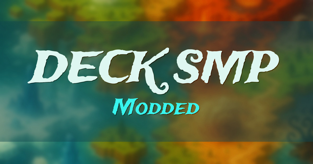 DECK SMP Modded Minecraft server