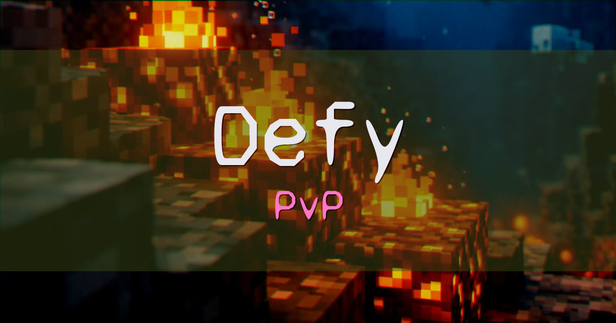 Defy PvP Minecraft server