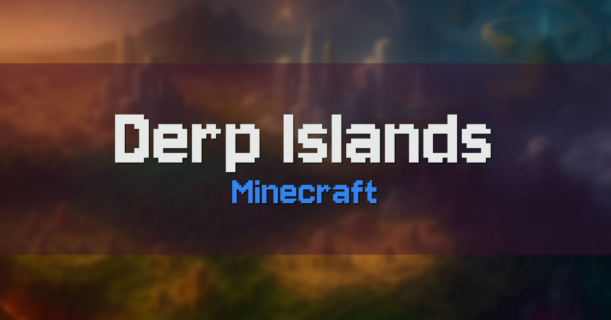 Derp Islands Minecraft server