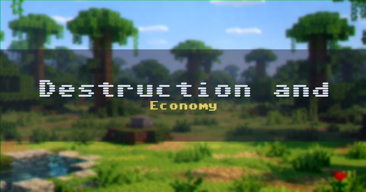 Destruction and Despair Economy Minecraft server