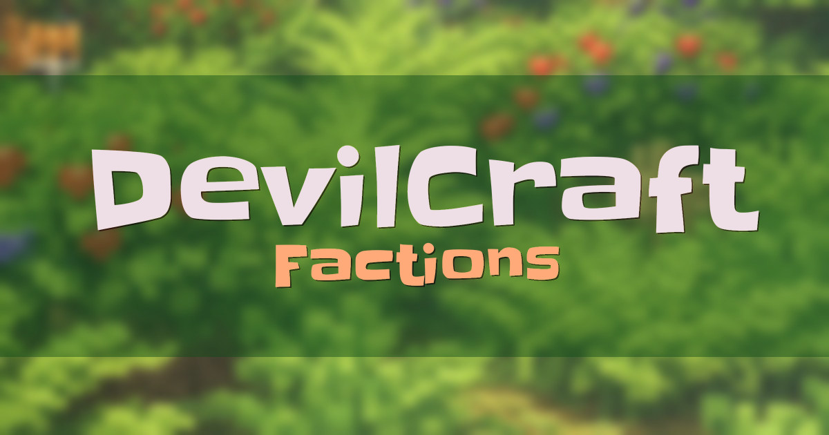 DevilCraft Factions Minecraft server