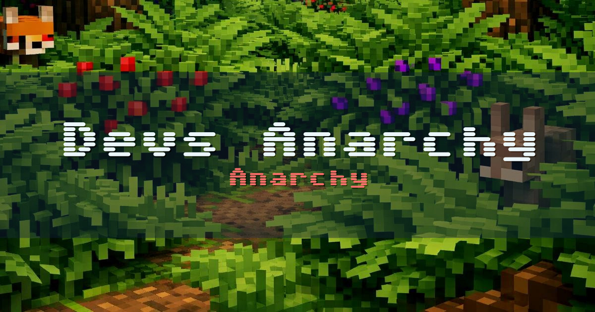 Devs Anarchy PvP Minecraft server