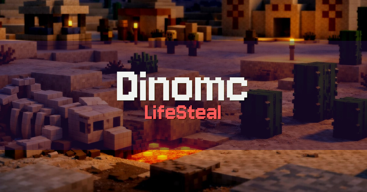 Dinomc LifeSteal Minecraft server