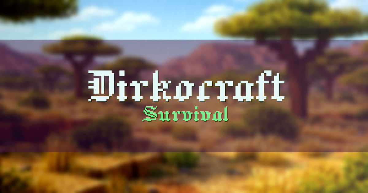Dirkocraft Survival Minecraft server