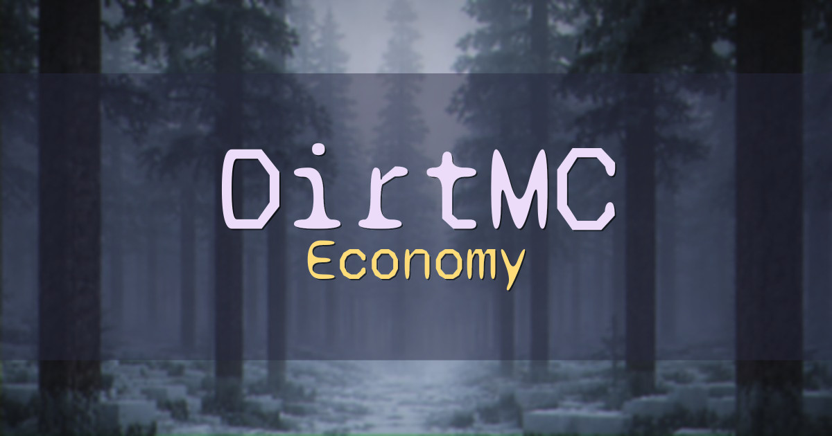 DirtMC Economy Minecraft server