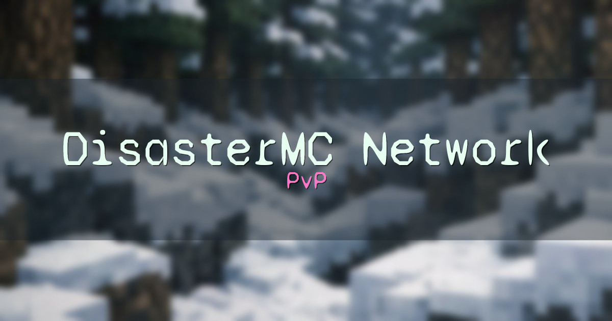 DisasterMC Network PvP Minecraft server