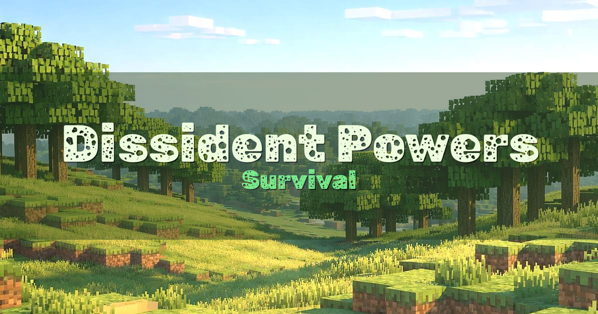 Dissident Powers Survival Minecraft server