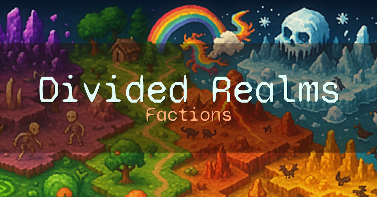 Divided Realms Factions Minecraft server