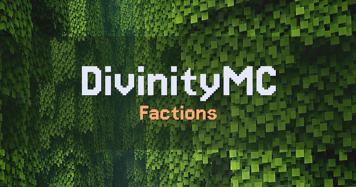 DivinityMC Factions Minecraft server