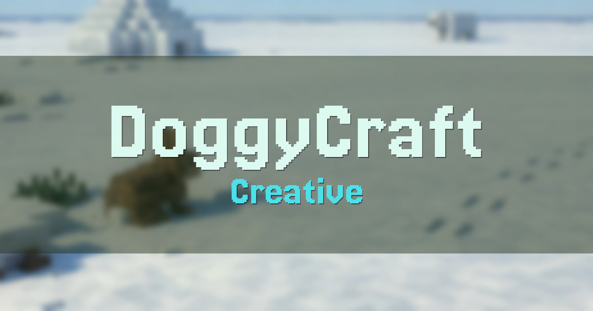 DoggyCraft Creative Minecraft server