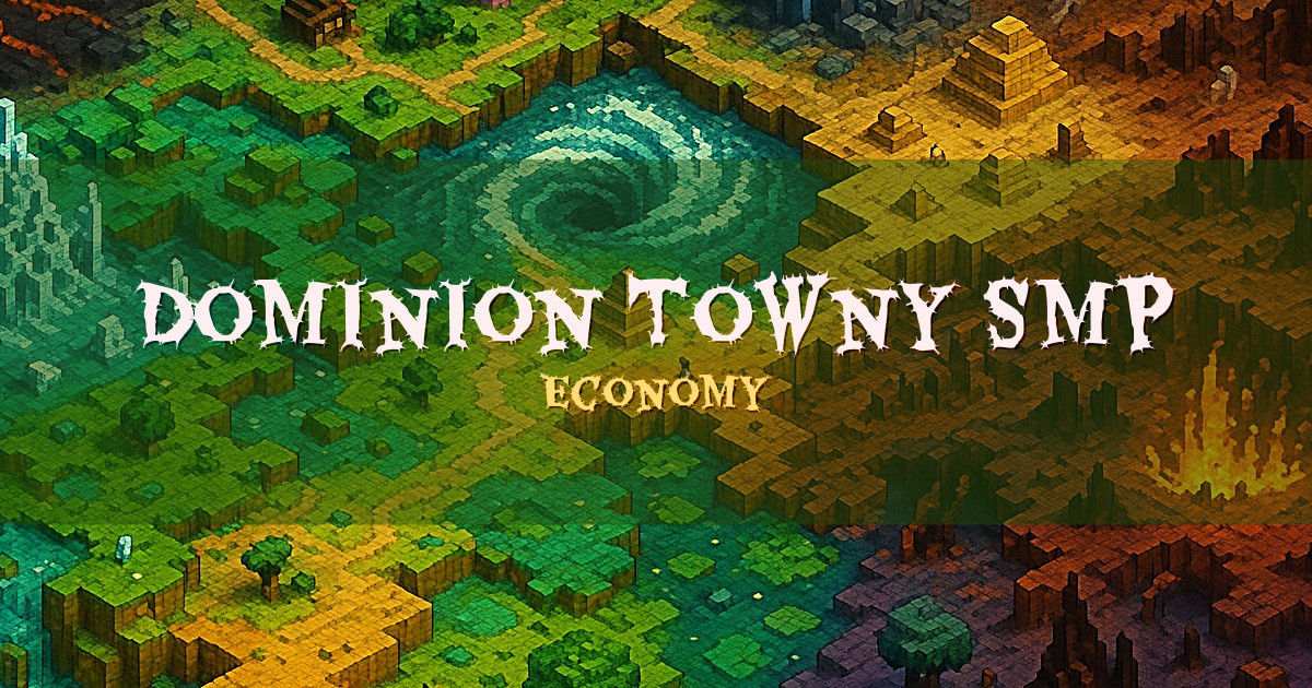 Dominion Towny SMP Economy Minecraft server