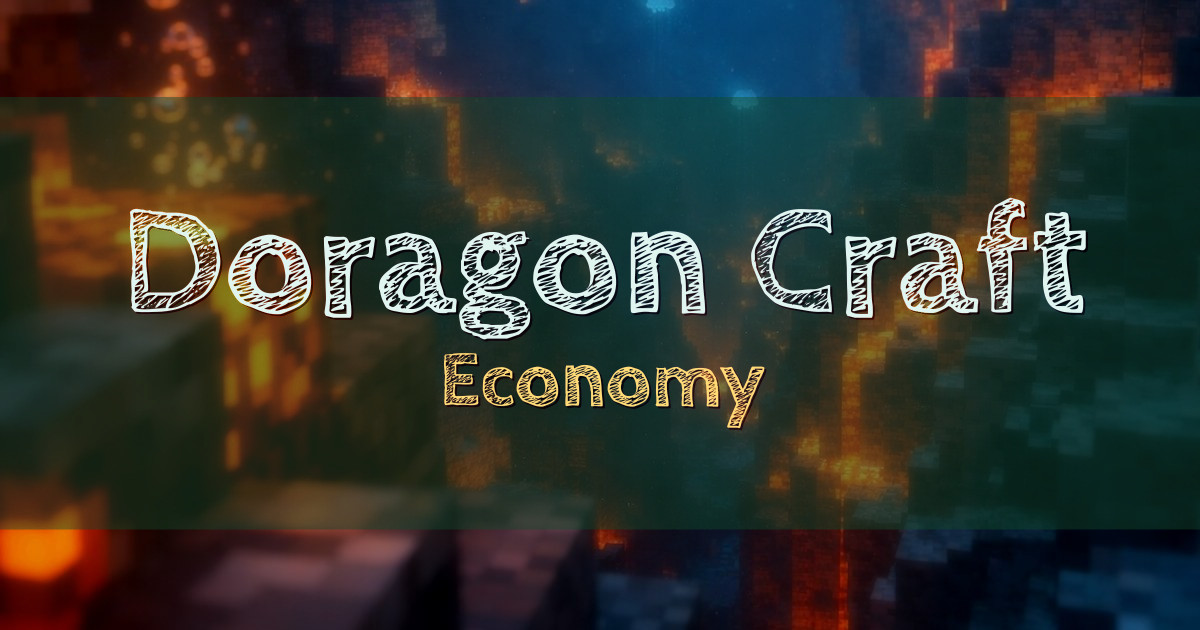 Doragon Craft Adventures Economy Minecraft server
