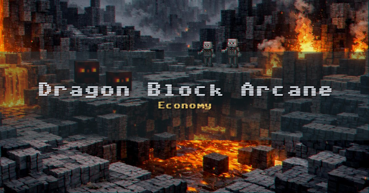 Dragon Block Arcane Economy Minecraft server