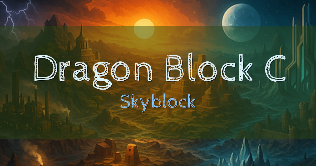 Dragon Block C Skyblock Minecraft server