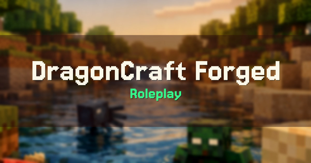 DragonCraft Forged Editon Roleplay Minecraft server