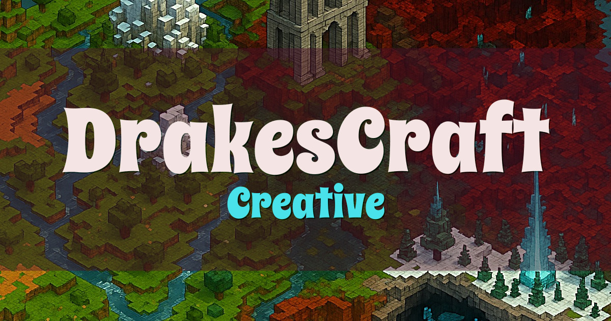 DrakesCraft Creative Minecraft server