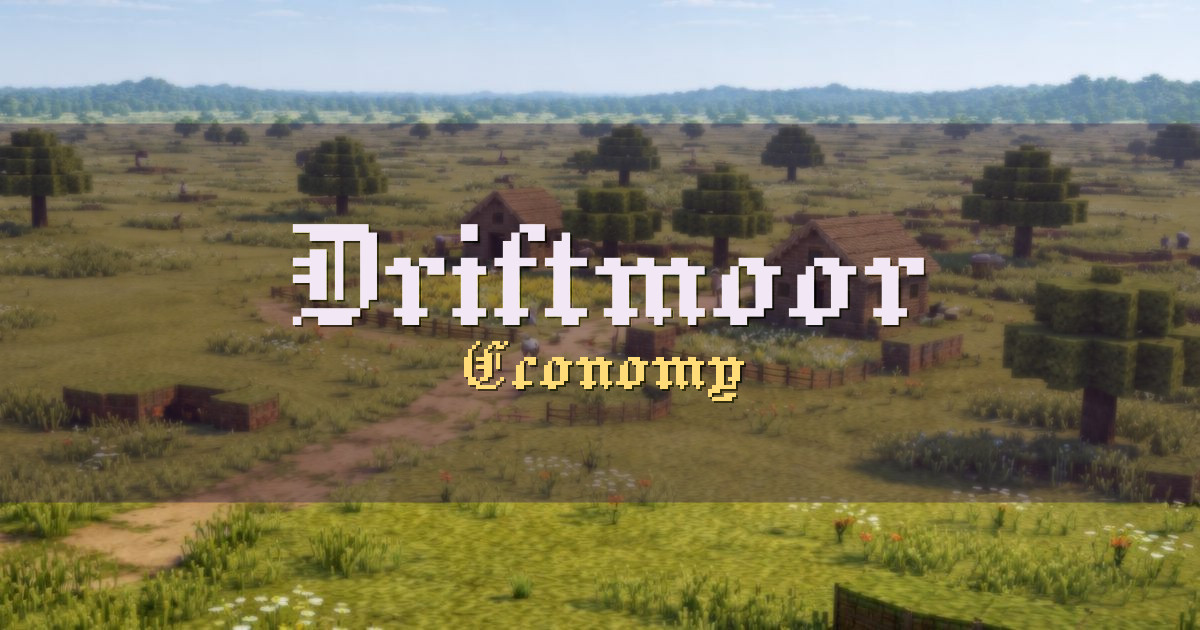 Driftmoor Economy Minecraft server