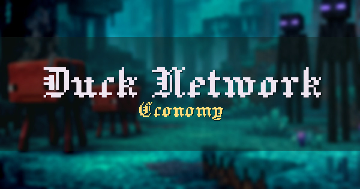 Duck Network Economy Minecraft server