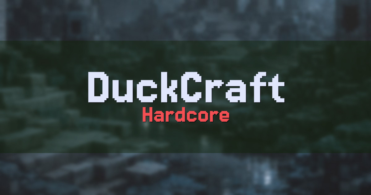 DuckCraft Hardcore Minecraft server