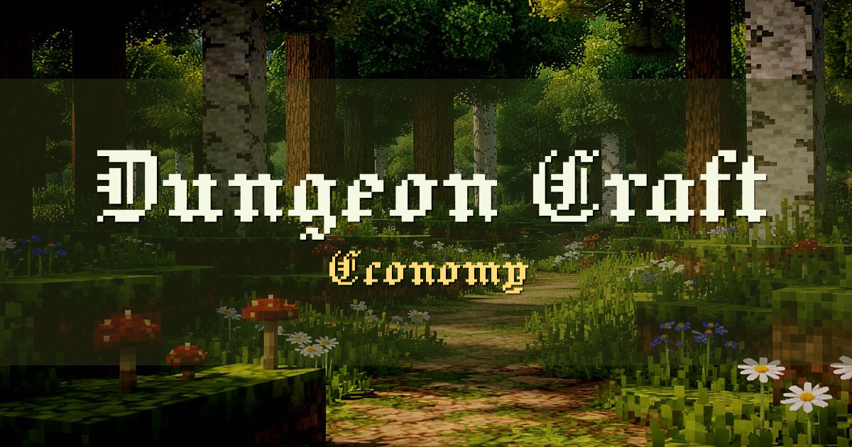 Dungeon Craft Economy Minecraft server