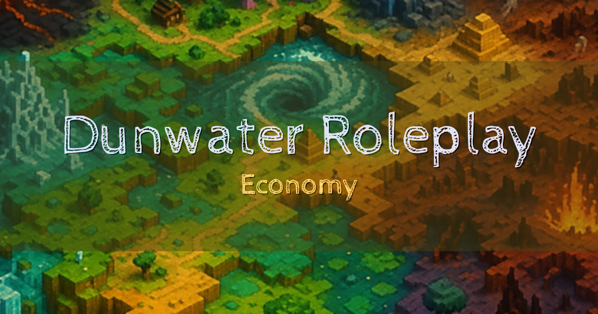 Dunwater Roleplay Economy Minecraft server