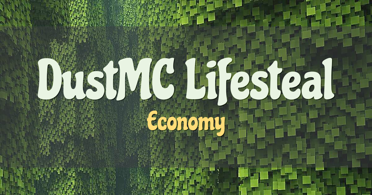 DustMC Lifesteal Economy Minecraft server