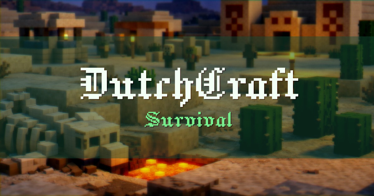 DutchCraft Survival Minecraft server