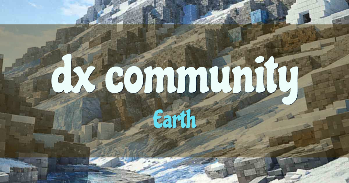 dx community Earth Minecraft server
