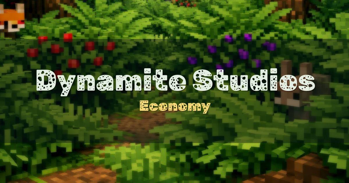 Dynamite Studios Economy Minecraft server