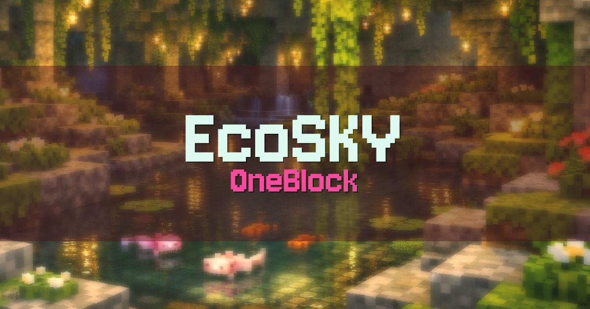 EcoSKY OneBlock Minecraft server