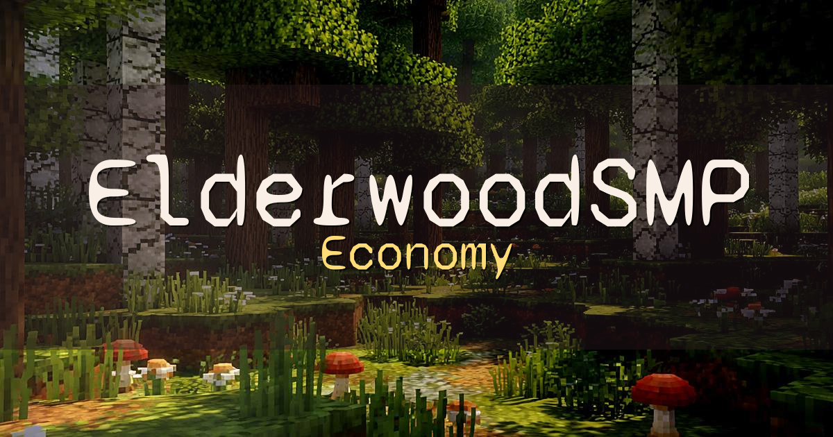 ElderwoodSMP Economy Minecraft server