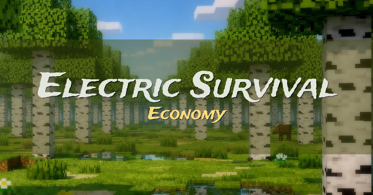 Electric Survival Economy Minecraft server