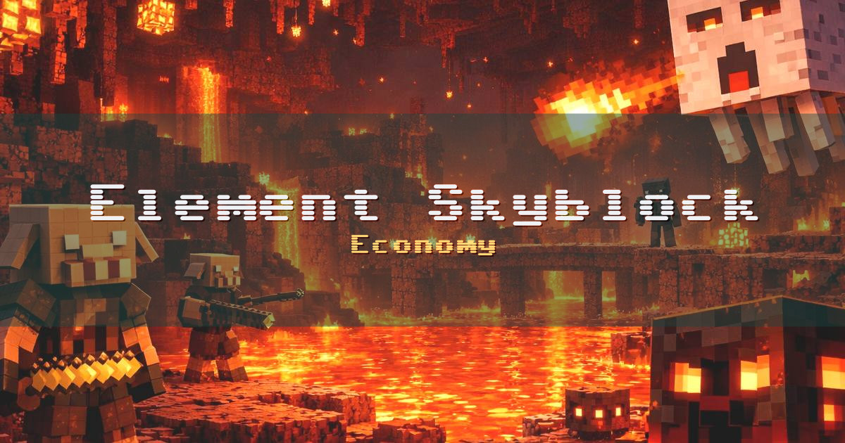 Element Skyblock Economy Minecraft server