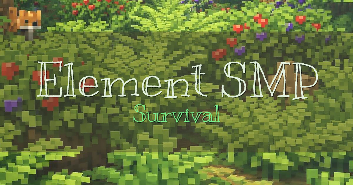 Element SMP Survival Minecraft server
