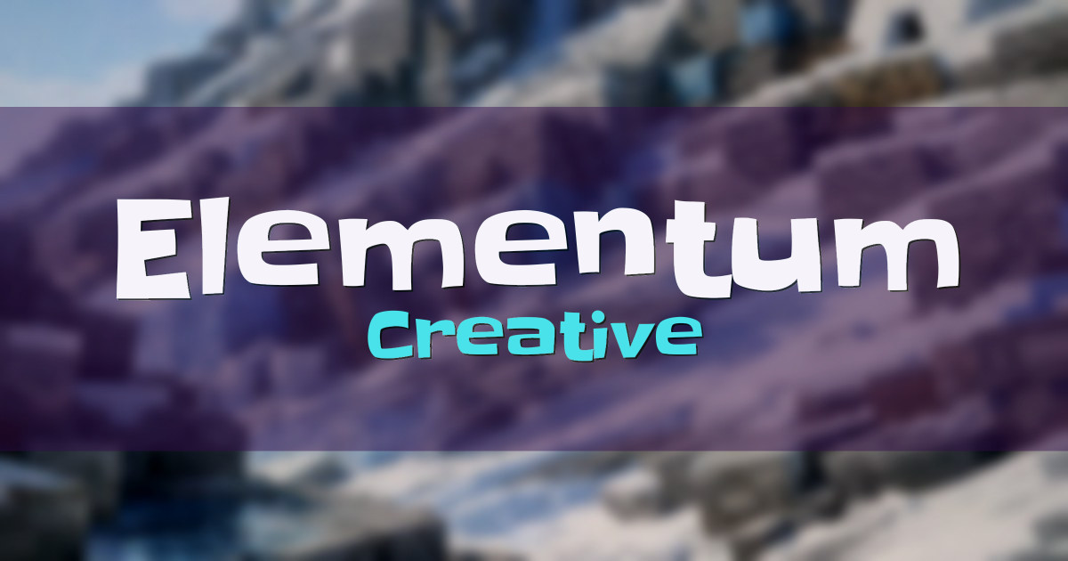 Elementum Creative Minecraft server