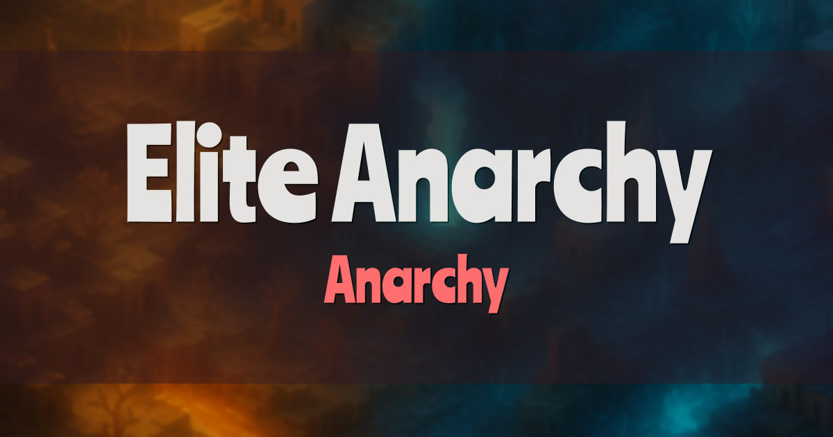 Elite Anarchy PvP Minecraft server
