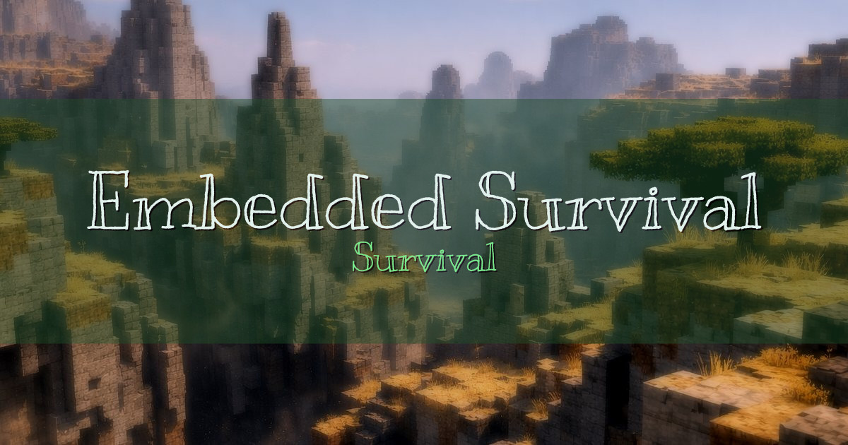 Embedded Survival Minecraft server