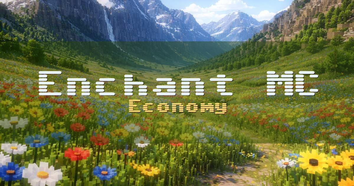 Enchant MC Economy Minecraft server