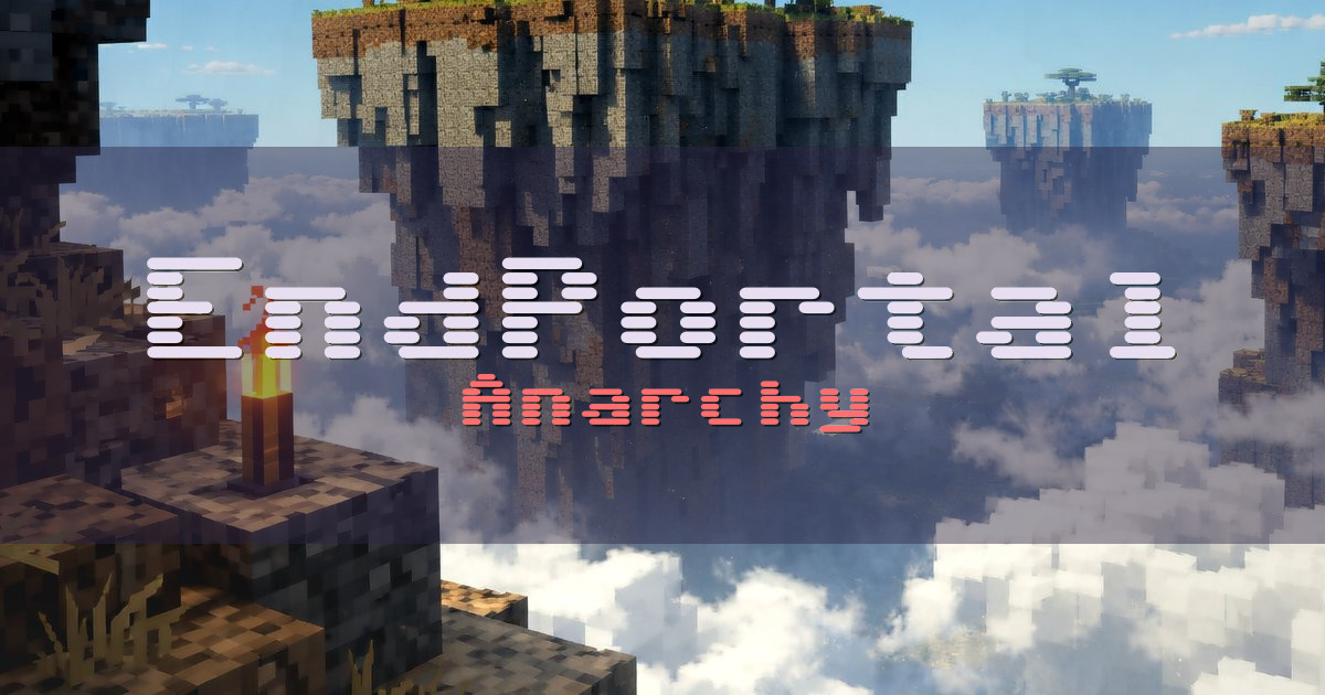 EndPortal Anarchy Minecraft server