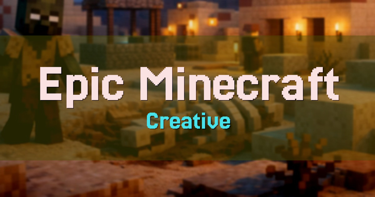 Epic Minecraft Creative Minecraft server