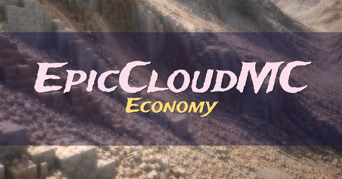 EpicCloudMC Economy Minecraft server