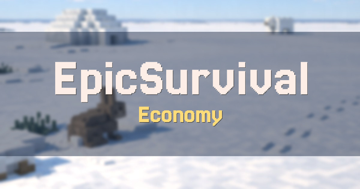 EpicSurvival Economy Minecraft server
