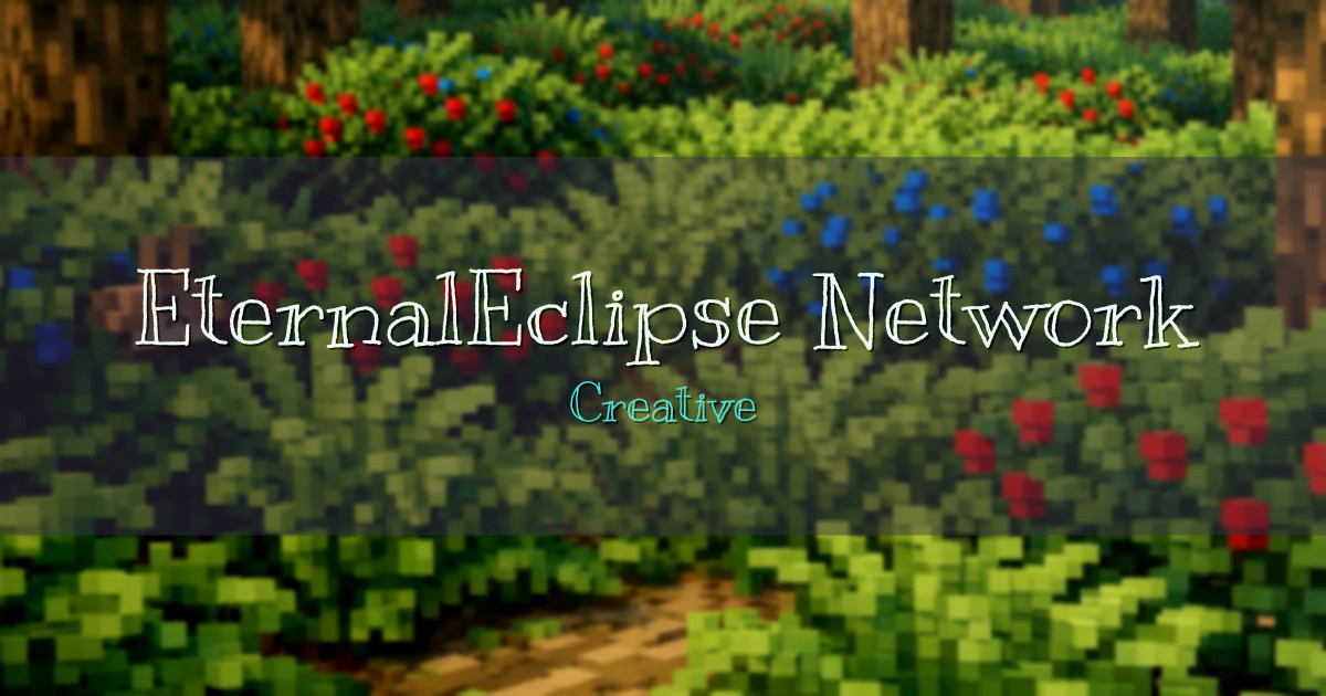 EternalEclipse Network Creative Minecraft server