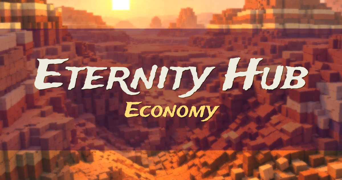 Eternity Hub Economy Minecraft server