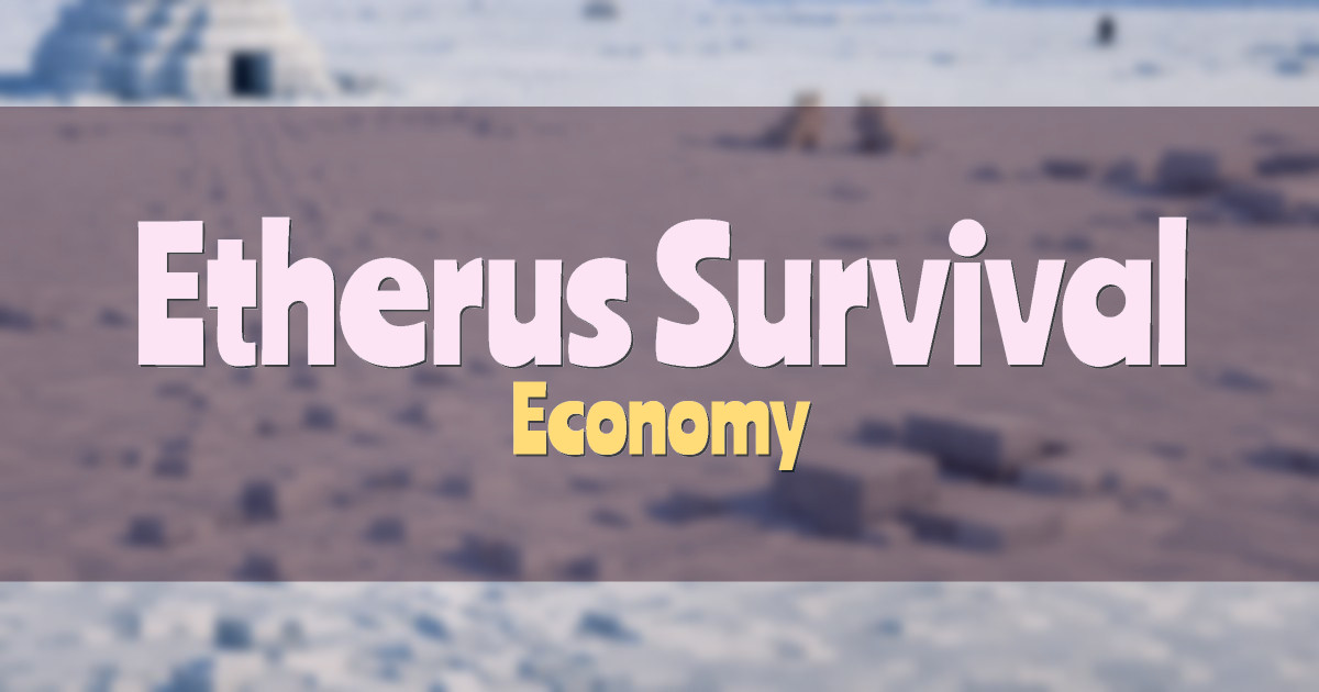Etherus Survival Economy Minecraft server