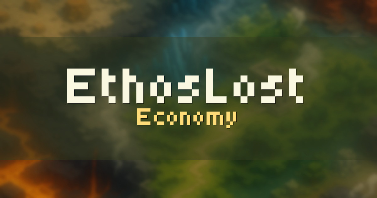 EthosLost Economy Minecraft server