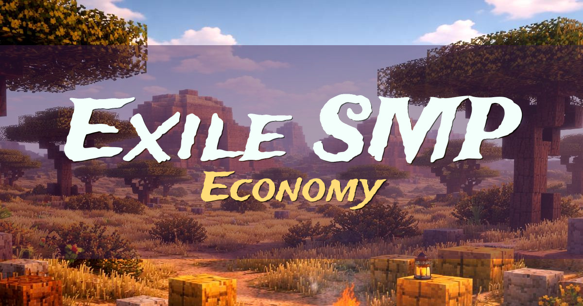 Exile SMP Economy Minecraft server