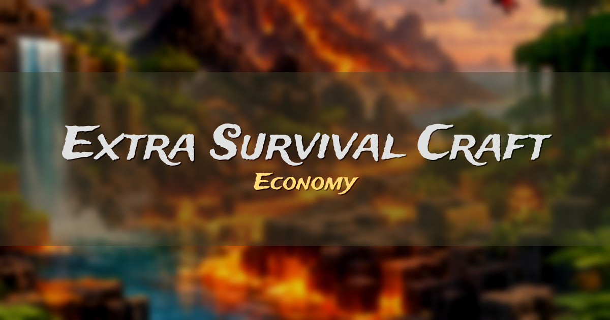 Extra Survival Craft Economy Minecraft server