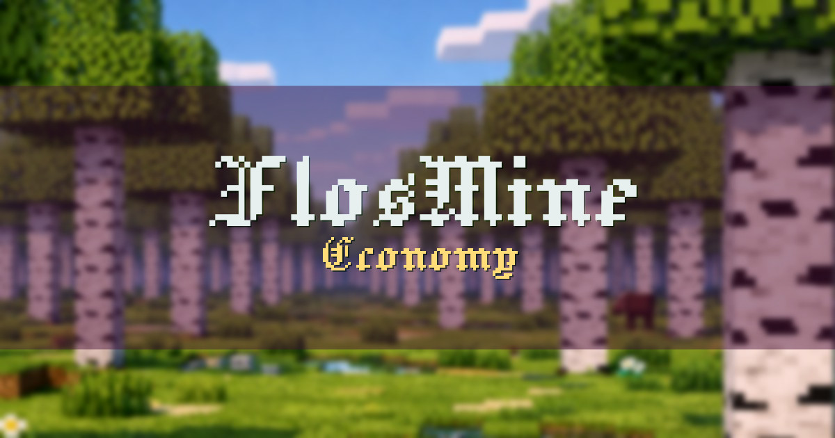 FlosMine Economy Minecraft server