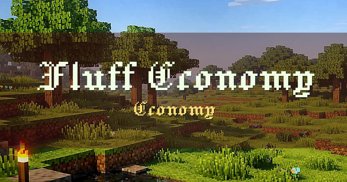 Fluff Economy Survival Minecraft server